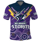 custom-text-and-number-melbourne-storm-rugby-polo-shirt-indigenous-boomerang-gradient-style