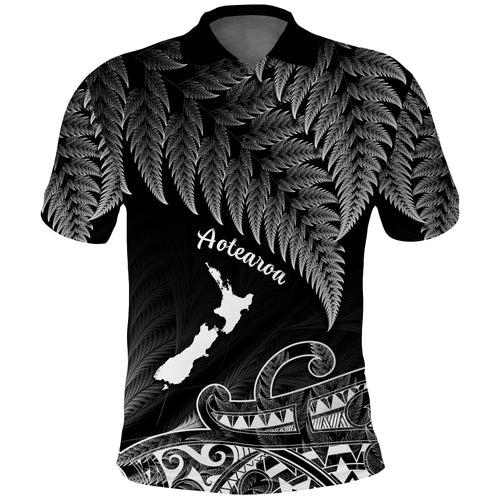 custom-personalised-new-zealand-silver-fern-polo-shirt-aotearoa-map-maori