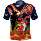 custom-text-and-number-roosters-rugby-anzac-2023-polo-shirt-dots-poppy-mix-camouflage-lest-we-forget