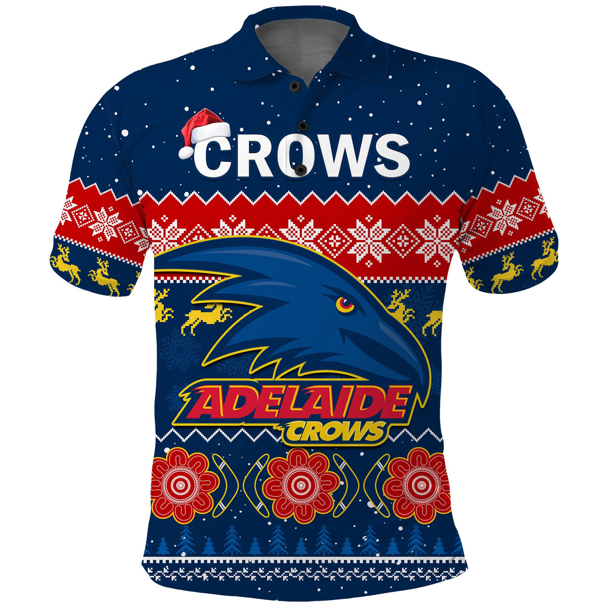 adelaide-football-polo-shirt-crows-indigenous-merry-christmas
