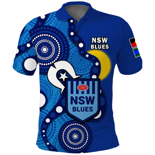 custom-text-and-number-blues-rugby-naidoc-2023-polo-shirt-nsw-for-our-elders-indigenous-art