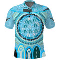 custom-text-and-number-aboriginal-stand-up-polo-shirt-circle-dot-with-lizard-version-blue