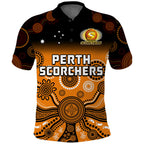 custom-text-and-number-perth-scorchers-polo-shirt-gradient-aboriginal-dot-painting