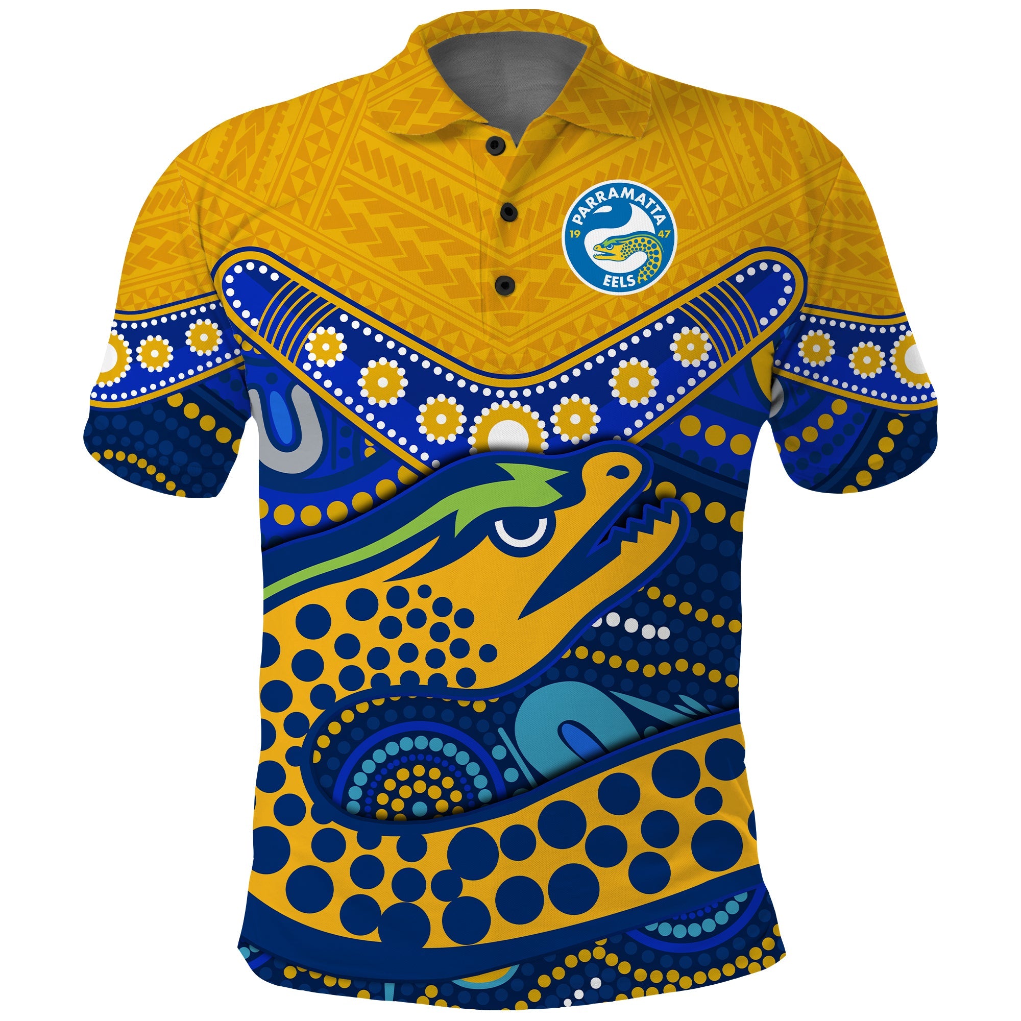 custom-text-and-number-eels-rugby-polo-shirt-aboriginal-and-polynesia-parramatta