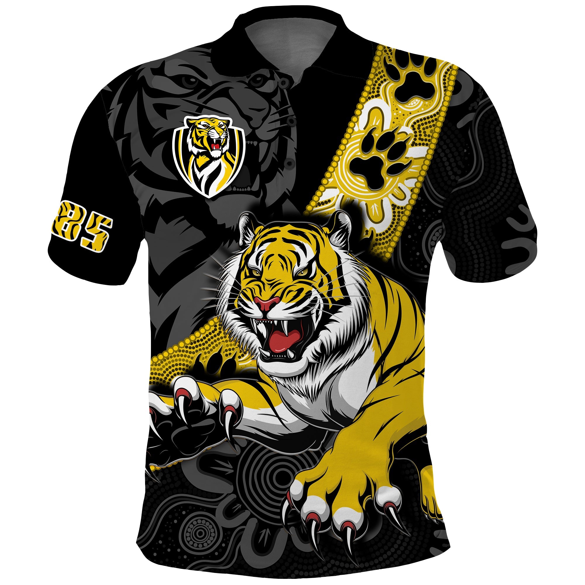 custom-text-and-number-richmond-football-polo-shirt-tigers-1885-indigenous-basic-style