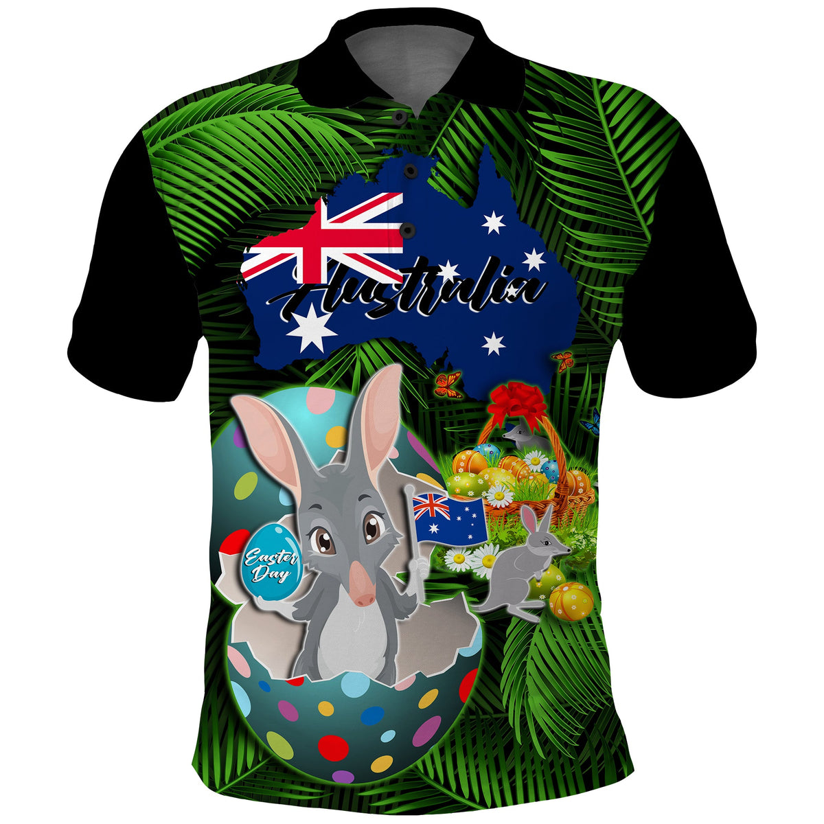 custom-personalised-australia-easter-day-polo-shirt-bilby-with-eggs-tropical-style
