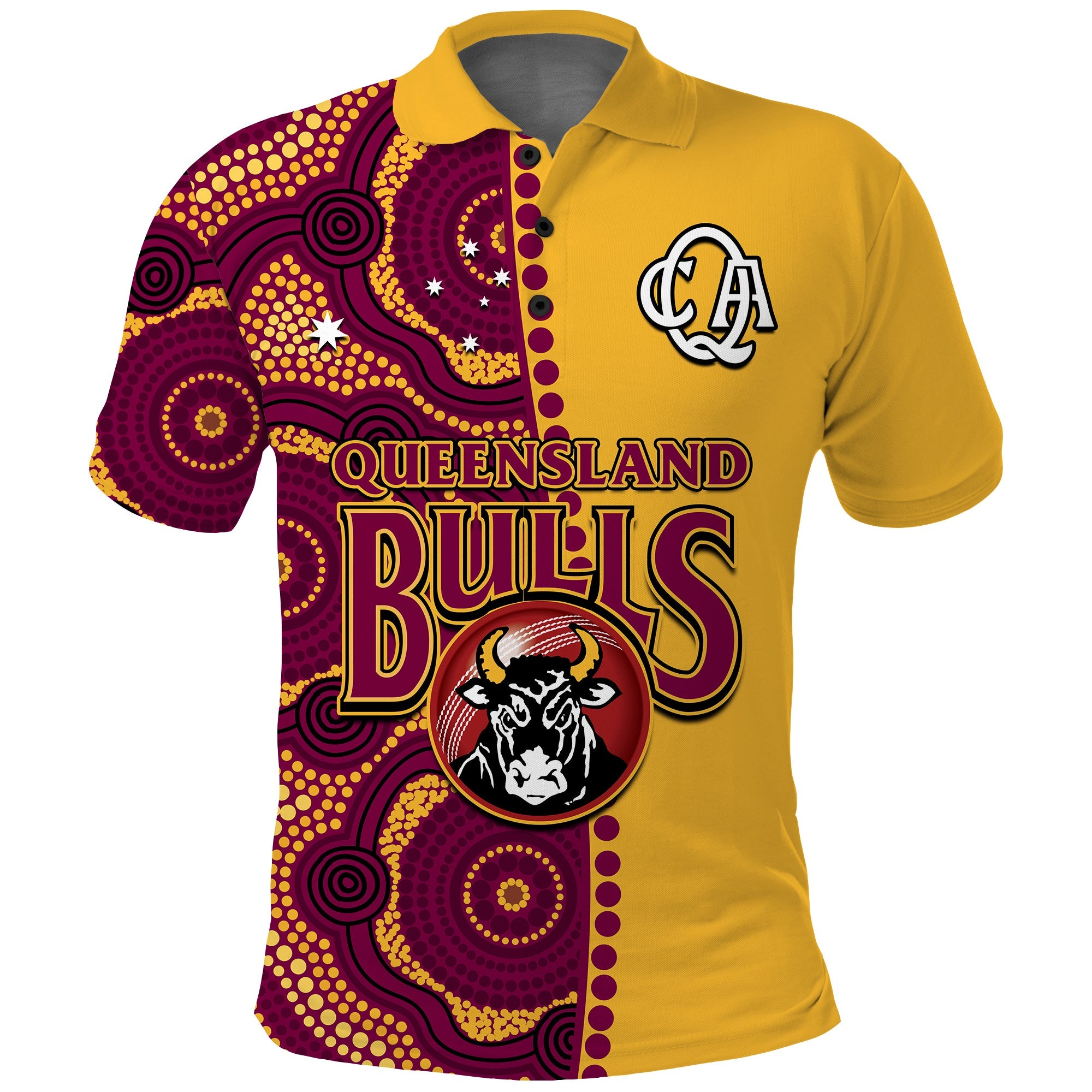 queensland-cricket-2023-polo-shirt-bulls-sheffield-shield-indigenous