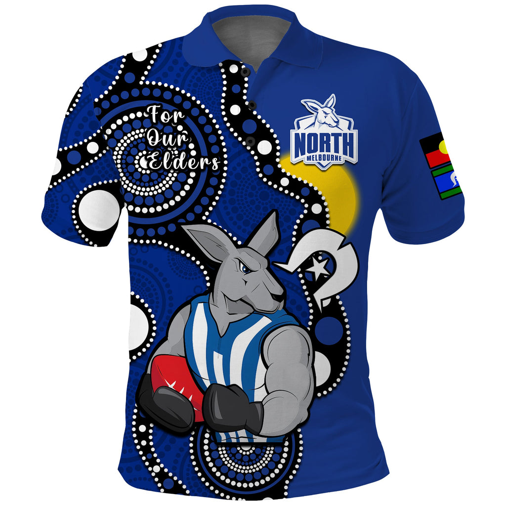 north-melbourne-football-naidoc-2023-polo-shirt-roos-for-our-elders-indigenous