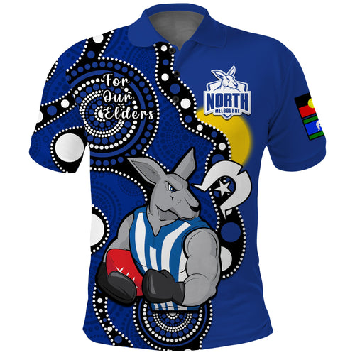 north-melbourne-football-naidoc-2023-polo-shirt-roos-for-our-elders-indigenous