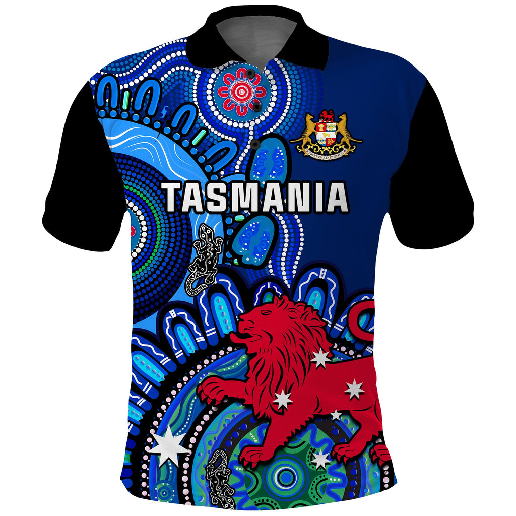 tasmania-state-polo-shirt-australian-indigenous-art
