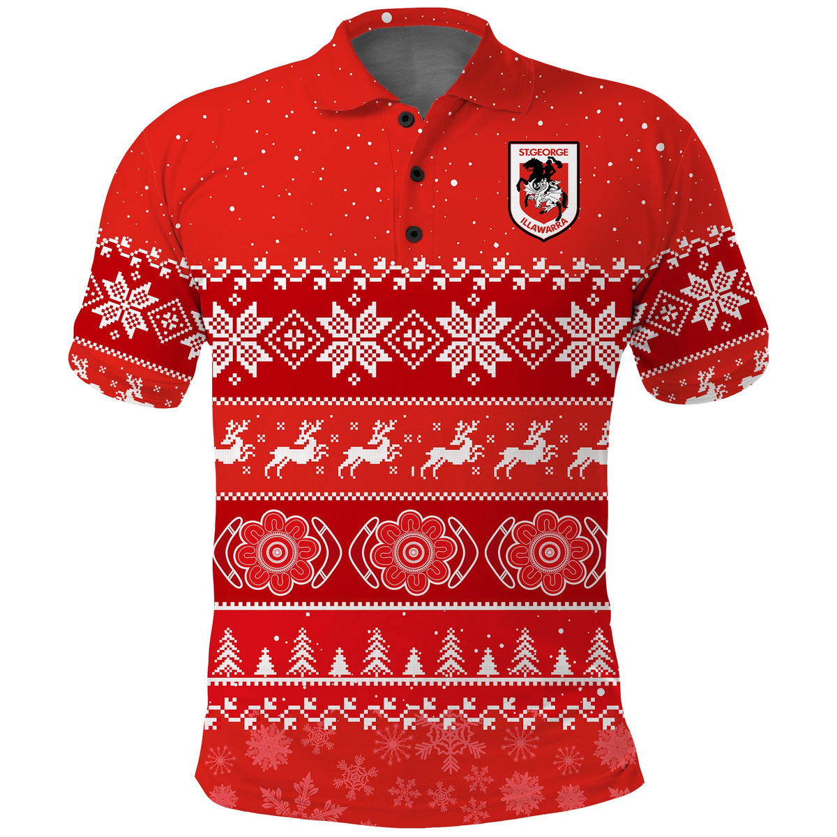 custom-personalised-dragons-rugby-polo-shirt-indigenous-st-george-illawarra-merry-christmas