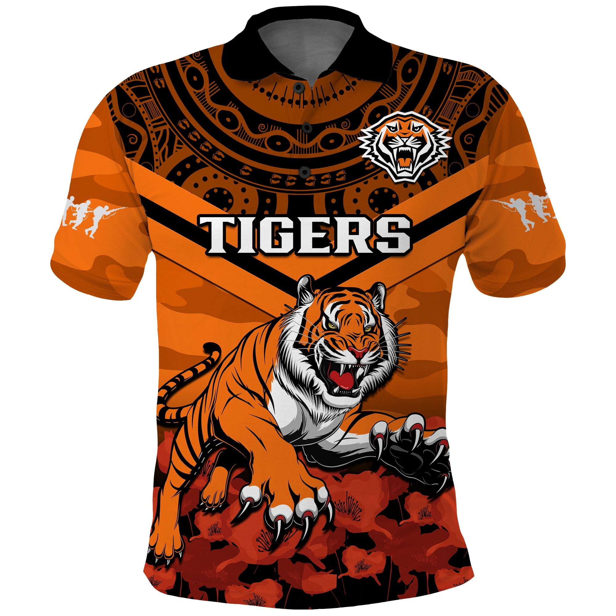custom-text-and-number-tigers-rugby-anzac-2023-rugby-polo-shirt-camouflage-mix-indigenous