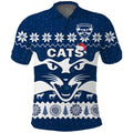 cats-football-christmas-polo-shirt-geelong-aboriginal-painting
