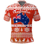 custom-personalised-australia-polo-shirt-australian-map-aboriginal-painting-merry-christmas