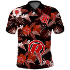 custom-text-and-number-melbourne-renegades-cricket-polo-shirt-aboriginal-art-mix-tropical-flowers