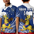 custom-text-and-number-australia-polo-shirt-kid-boxing-kangaroo-indigenous-flag-color-art