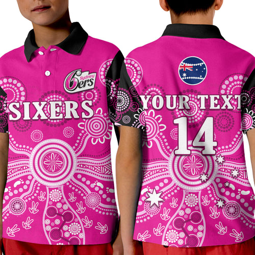 custom-text-and-number-sydney-sixers-polo-shirt-cricket-indigenous-australian-art-ver01