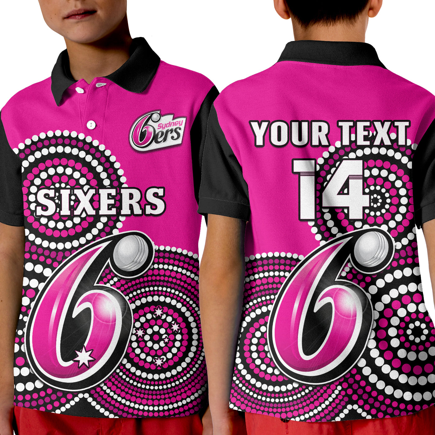 custom-text-and-number-sydney-sixers-cricket-polo-shirt-champions-bbl12-proud-indigenous-art