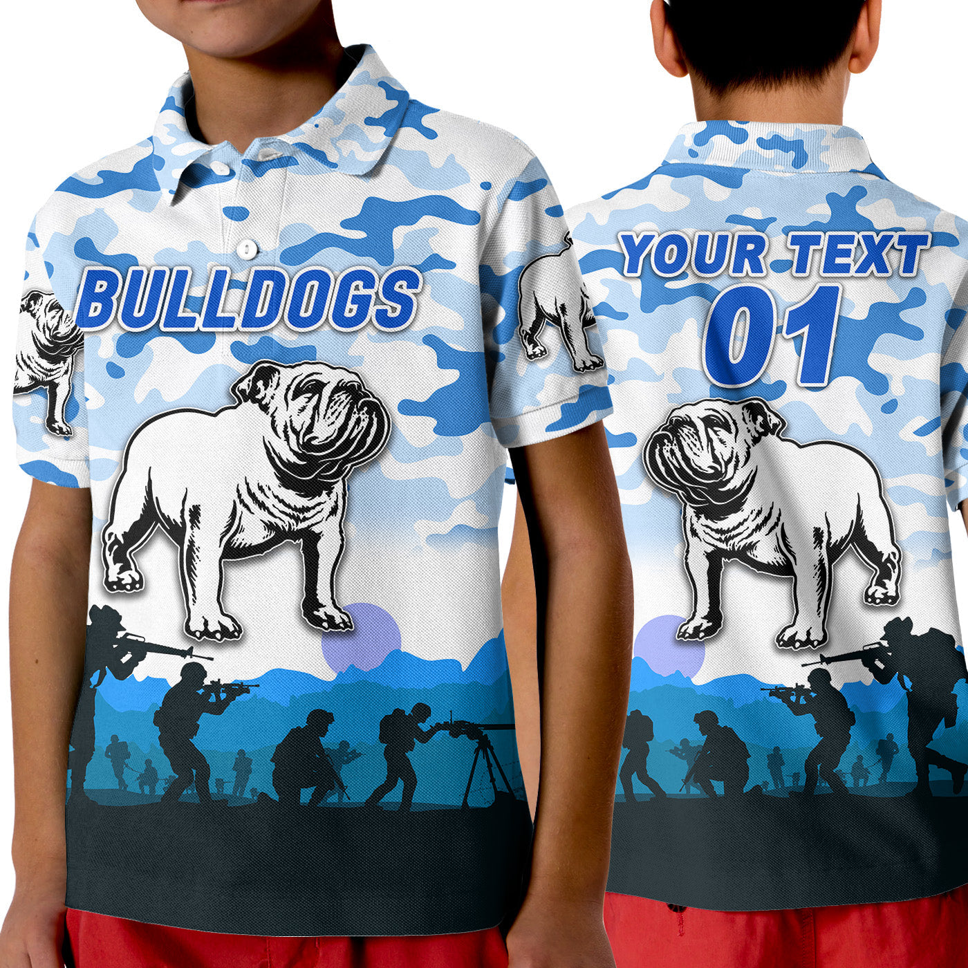 custom-personalised-canterbury-bankstown-bulldogs-anzac-2022-polo-shirt-simple-style-white