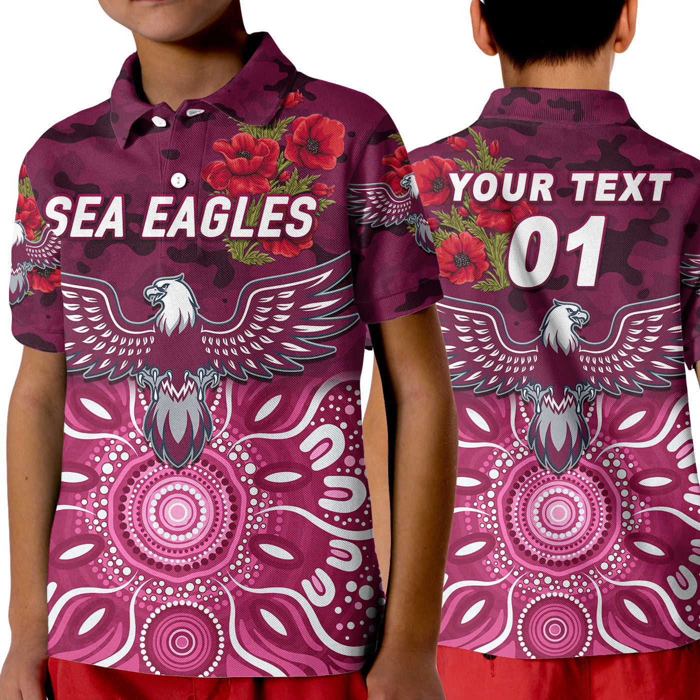custom-personalised-manly-warringah-sea-eagles-anzac-2022-polo-shirt-indigenous-vibes