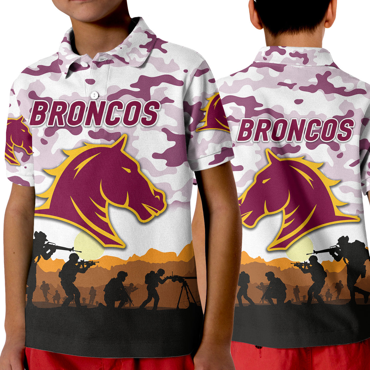 broncos-anzac-polo-shirt-simple-style-white