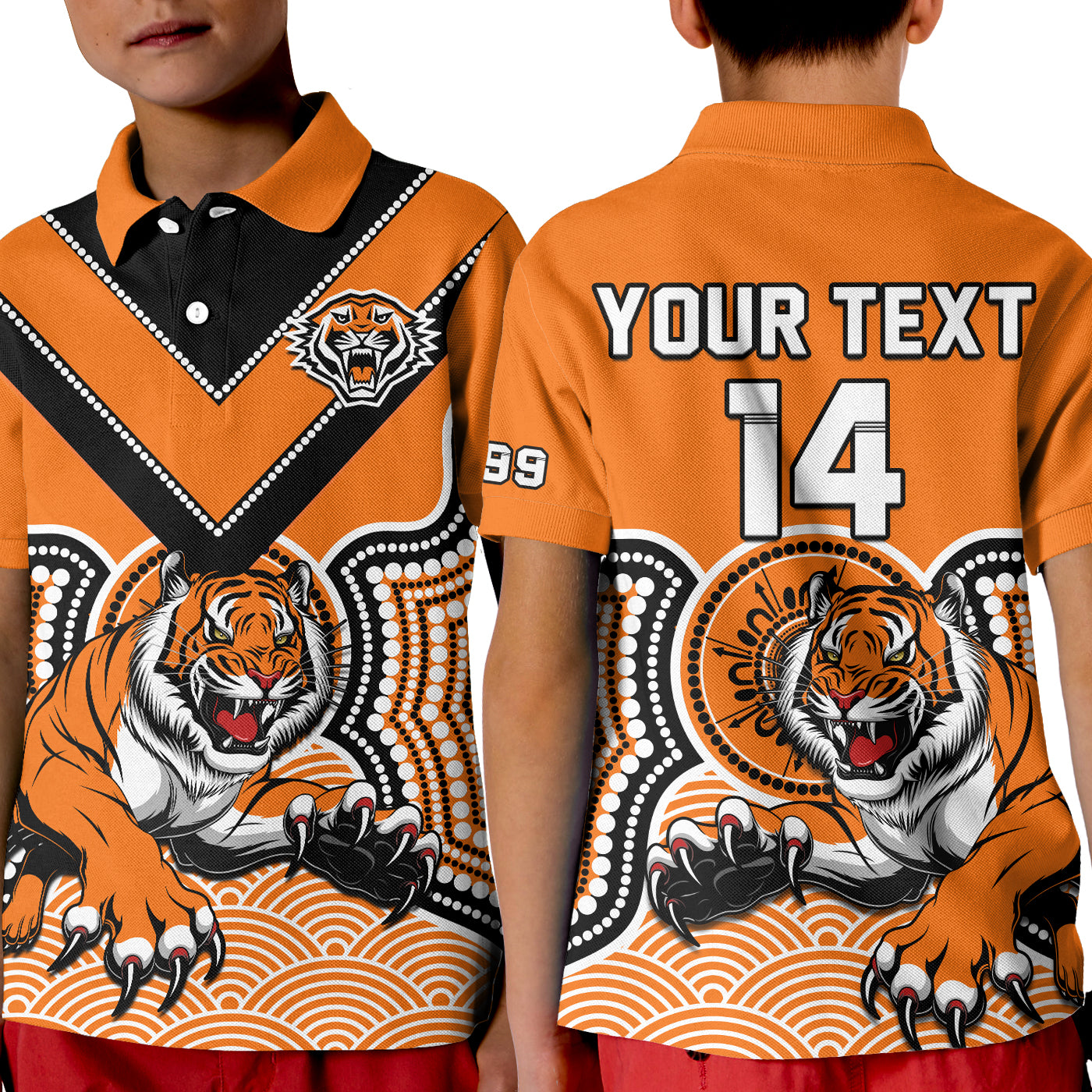 custom-text-and-number-wests-tigers-rugby-polo-shirt-indigenous-artsy