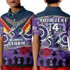 custom-text-and-number-melbourne-storm-rugby-anzac-polo-shirt-indigenous-poppy-australian-army