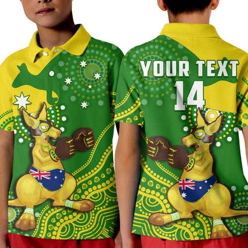 custom-text-and-number-australia-polo-shirt-boxing-kangaroo-indigenous-national-color-art