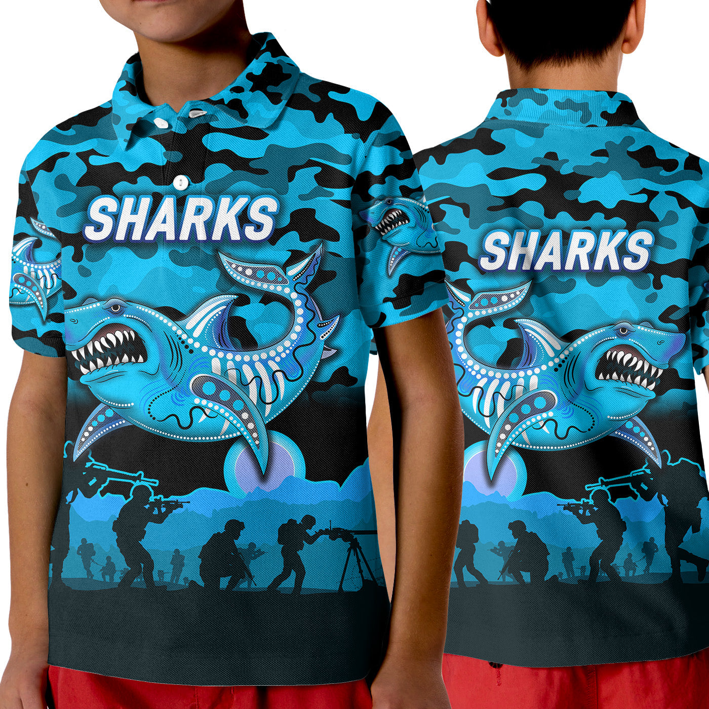 cronulla-sutherland-sharks-anzac-2022-polo-shirt-simple-style-black