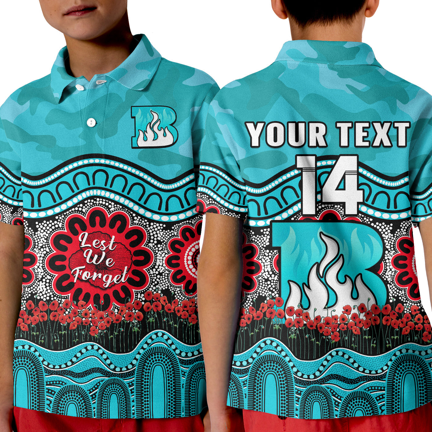 custom-text-and-number-brisbane-heat-cricket-anzac-polo-shirt-poppy-aboriginal-camouflage