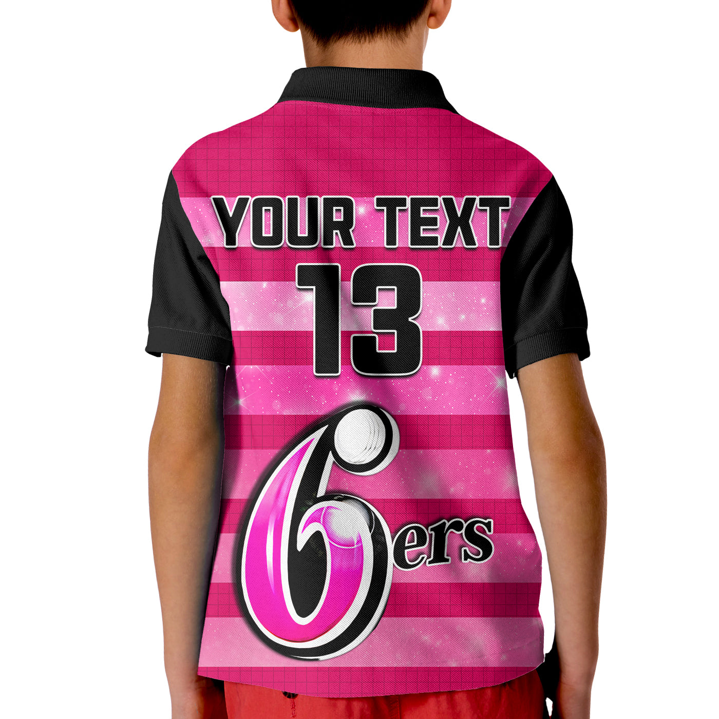 custom-text-and-number-sydney-sixers-cricket-polo-shirt-galaxy-star-simple-ver02