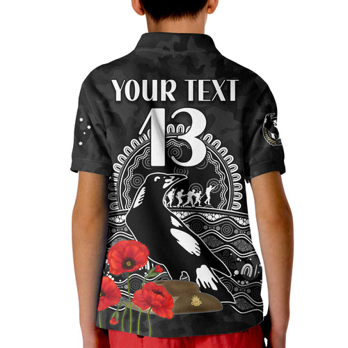custom-text-and-number-magpies-football-anzac-day-polo-shirt-kid-speical-poppy-mix-aboriginal