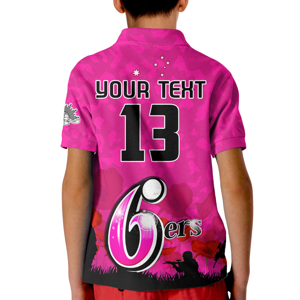 custom-text-and-number-sydney-sixers-cricket-polo-shirt-kid-anzac-day-camouflage-poppy-lest-we-forget