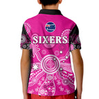 sydney-sixers-polo-shirt-kid-cricket-indigenous-australian-art-ver01