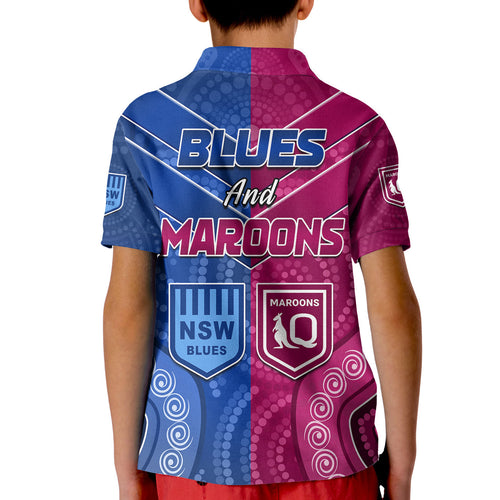 blues-and-maroons-rugby-polo-shirt-kid-origin-nsw-combine-queensland-aboriginal-australian-lt13