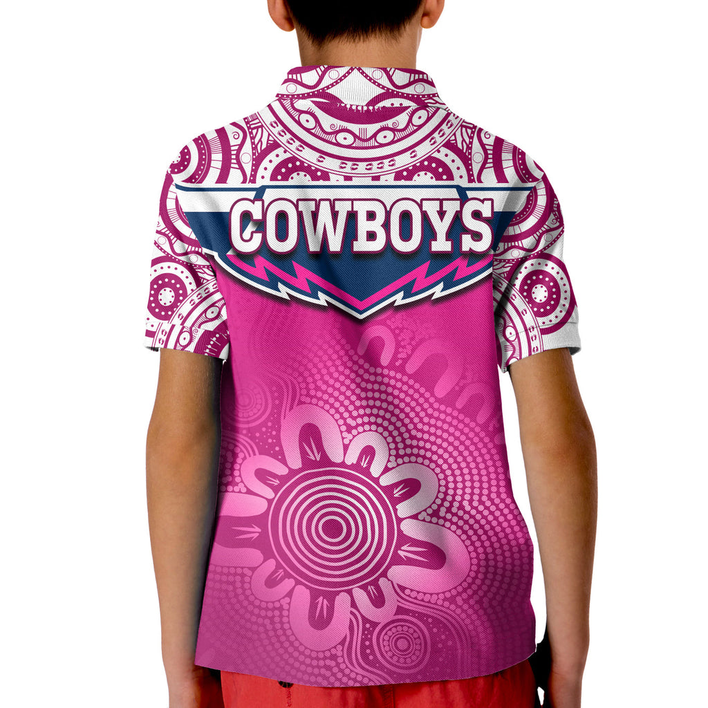 cowboys-rugby-polo-shirt-kid-aboriginal-pattern-pink-version