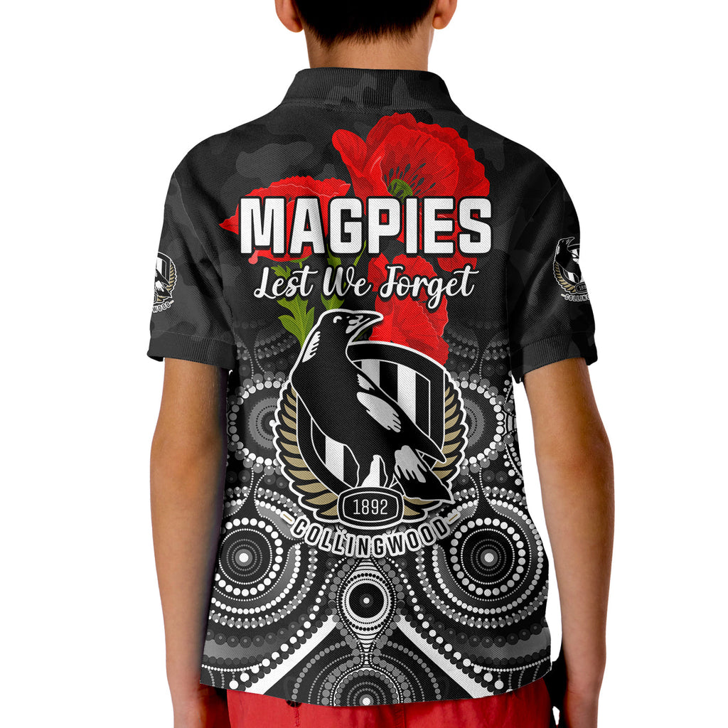 magpies-football-anzac-day-polo-shirt-kid-aboriginal-poppy-flowers