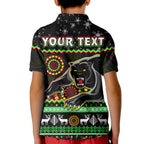 custom-personalised-panthers-christmas-polo-shirt-aboriginal-pattern-penrith-black-version