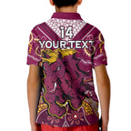 custom-text-and-number-broncos-rugby-polo-shirt-kid-indigenous-pattern-artsy-ver01