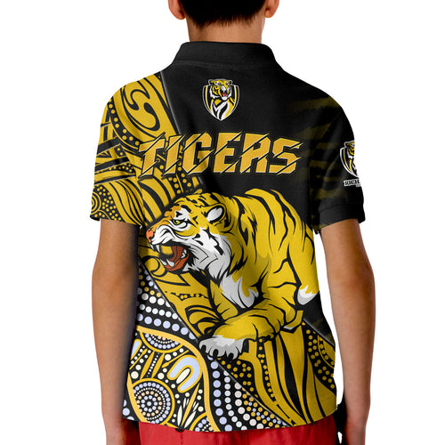 richmond-football-polo-shirt-kid-aboriginal-go-the-tigers-premiers