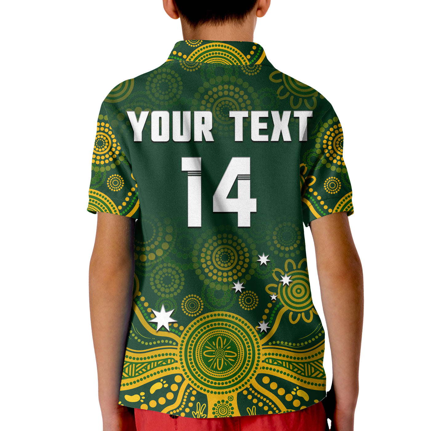 custom-text-and-number-australia-2022-rugby-polo-shirt-kid-wallabies-aboriginal-style