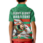 rabbitohs-rugby-polo-shirt-kid-aboriginal-dot-painting-glory-glory-sporty-style