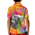 australia-koala-aboriginal-polo-shirt-rainbow-tie-dye-merry-christmas