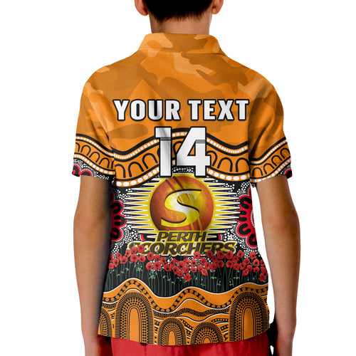 custom-text-and-number-perth-scorchers-cricket-anzac-polo-shirt-poppy-aboriginal-camouflage
