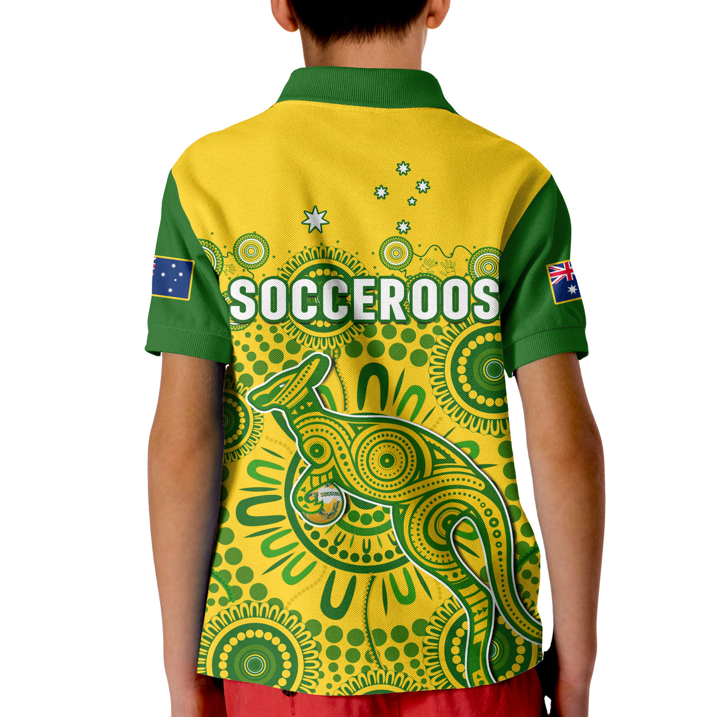 australia-soccer-polo-shirt-kid-socceroos-kangaroo-aussie-indigenous-national-color