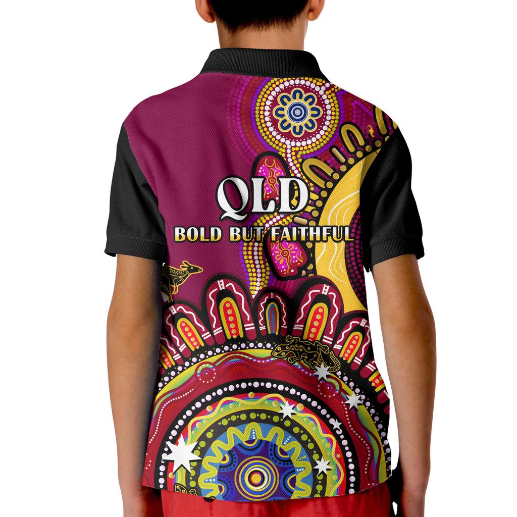 queensland-state-polo-shirt-kid-qld-australian-indigenous-art