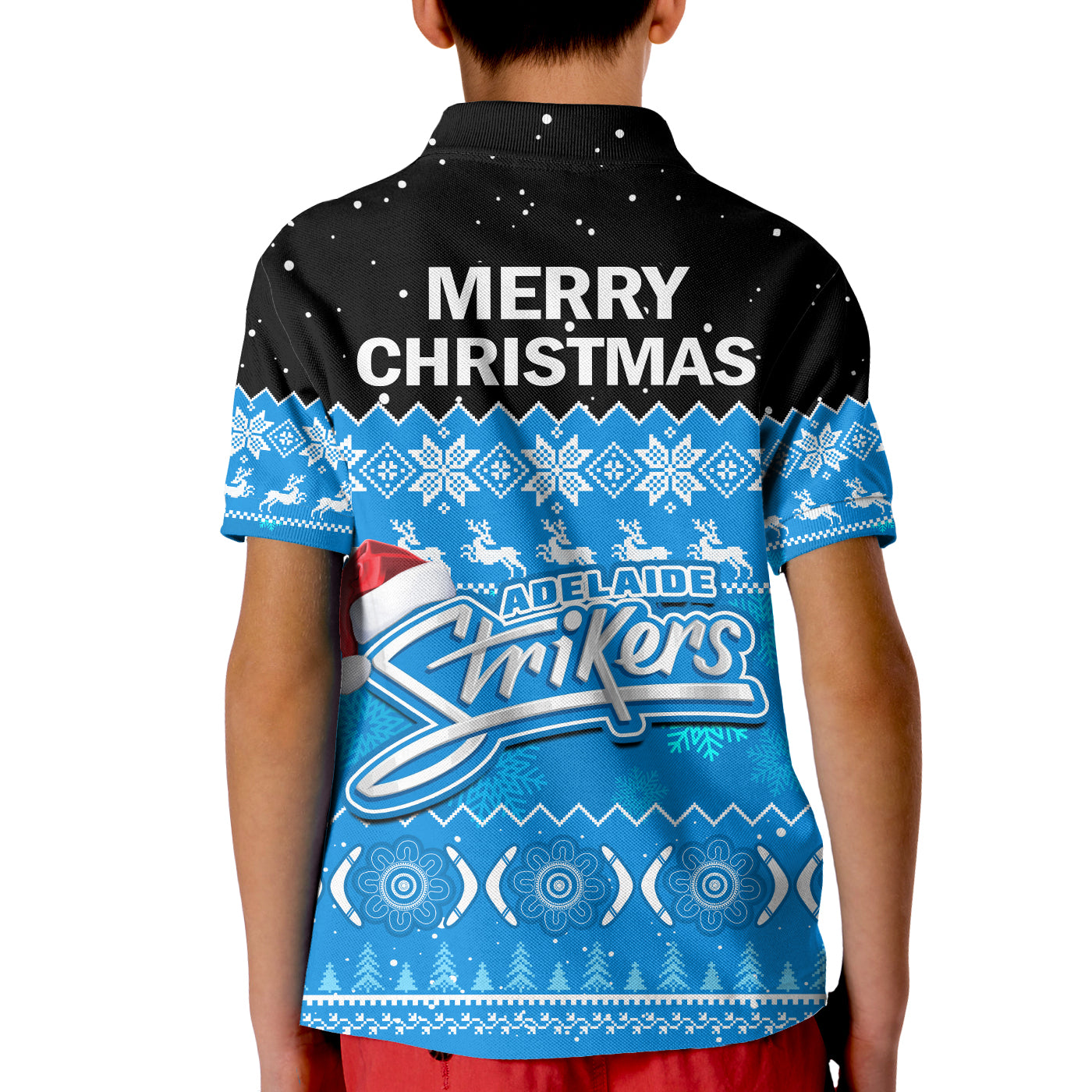 adelaide-strikers-cricket-polo-shirt-aboriginal-merry-christmas