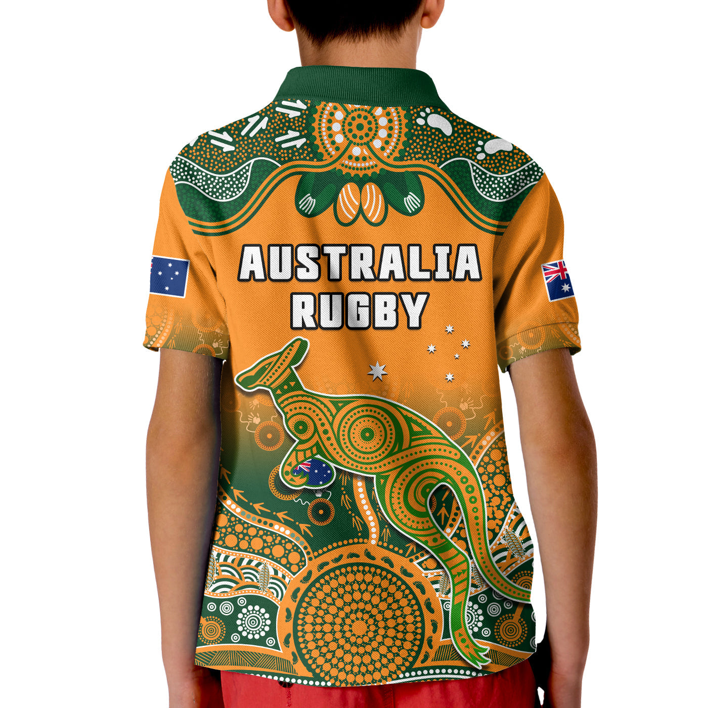 australia-rugby-polo-shirt-wallabies-kangaroo-orange-aboriginal