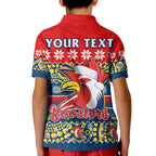 custom-personalised-sydney-roosters-christmas-polo-shirt-easts-aboriginal-art-merry-xmas