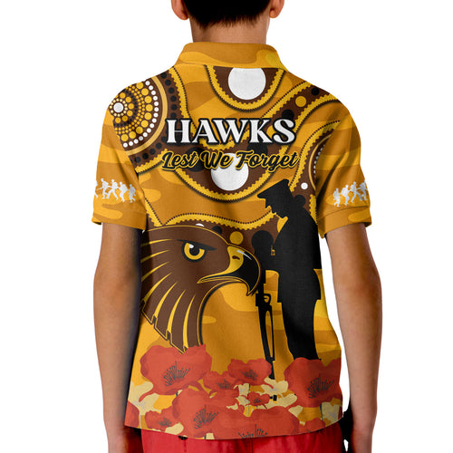 hawks-football-anzac-2023-polo-shirt-kid-indigenous-mix-poppy-camouflage